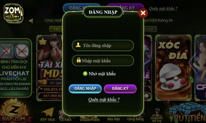 game online zomclub Công nghệ hiện đại giúp đem đến những trải nghiệm tốt nhất cho khách hàng