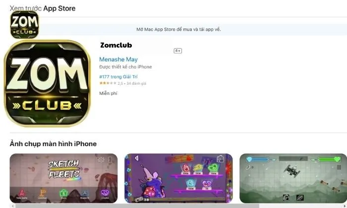 tải Zomclub Tải Zomclub trên App Store