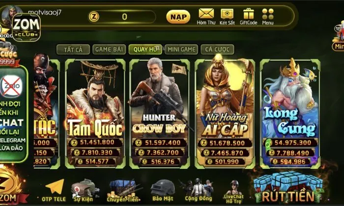 Tam Quốc Zomclub Tam quốc Zomclub- Không giải giải trí hoàn toàn mới